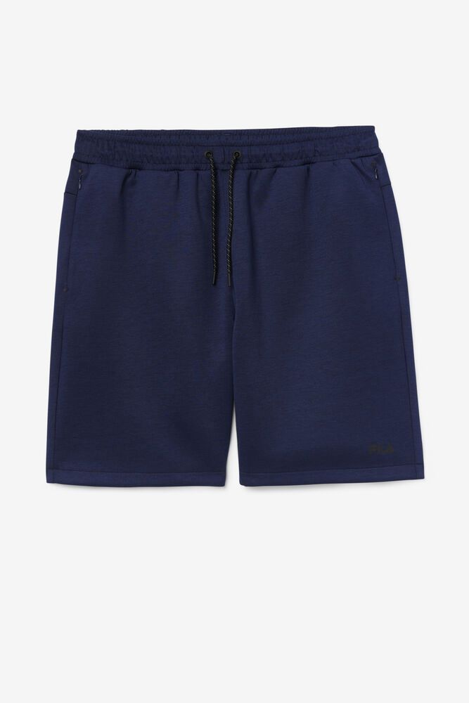 Fila Shorts Balban Mens Navy - India FLQ-326597